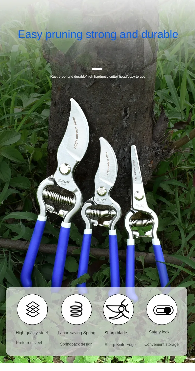 Description Picture 2 of itemGarden scissors manual pruning SK5 suitable for pruning bonsai fruit tree branches pruning pruning gardening tools 8/10 inches