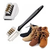 3 Side Cleaning Shoe Brush Plastic S Shape Shoe Cleaner For Suede Snow Boot Leather Shoes Household Cleaning Tools & Accessories 2