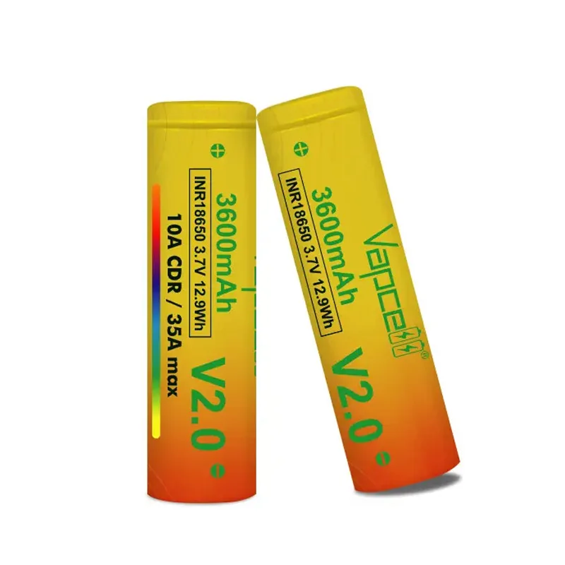 Brinquedos Lanterna, 3600mAh, CDR, 10A Max, 35A, 3.7V, Alta Potência, Original