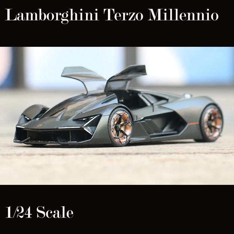 Lamborghini Terzo Millennio Bburago 1:24 Diecast / Wooden 