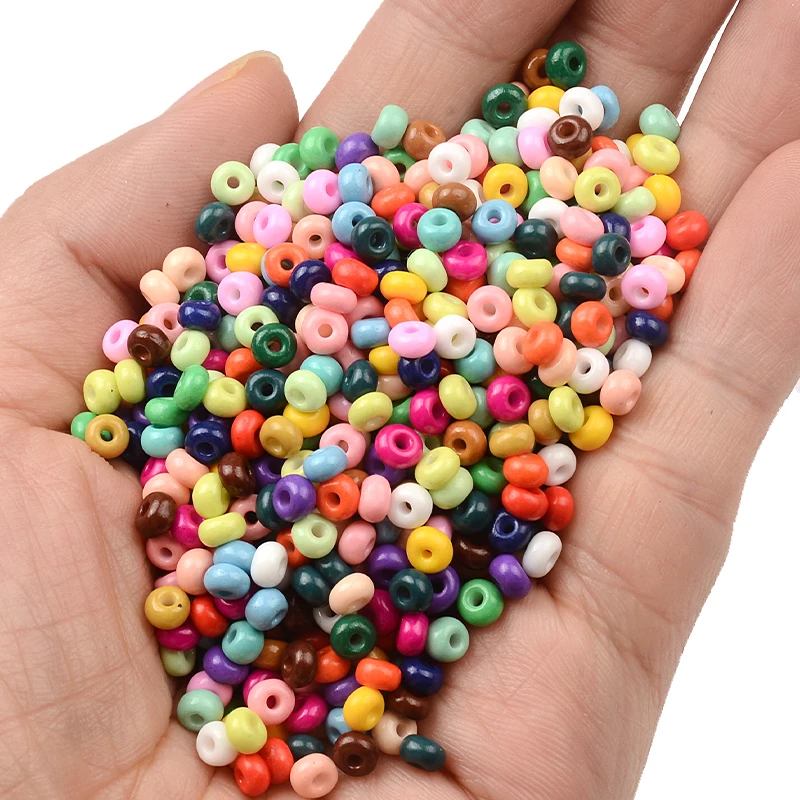 200-1000pcs 2/3/4mm Charm Czech Glass Seed Beads Round Spacer