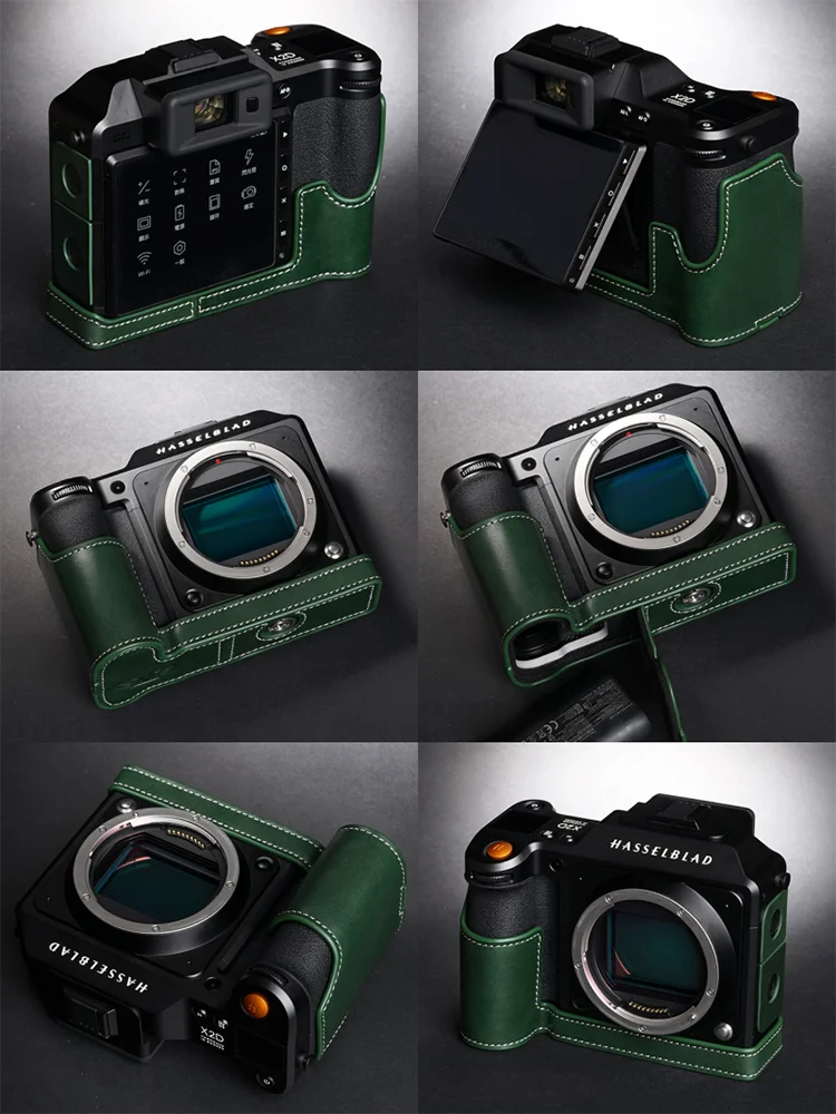 Nkon CL - 0815 Leather Lens Pouch - A Must for Your Nkon Lens - 8 X