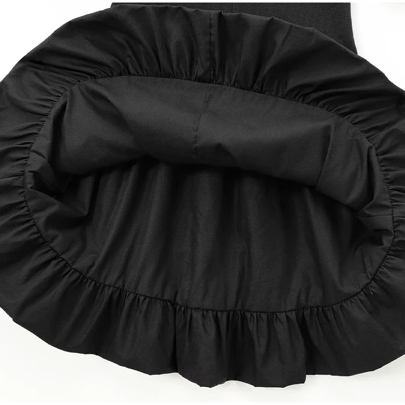 Elegant Pleated Mini Dress Women Brown O-Neck Sleeveless A Line High Waist Party Dresses Fashion Casual New Zipper Robes