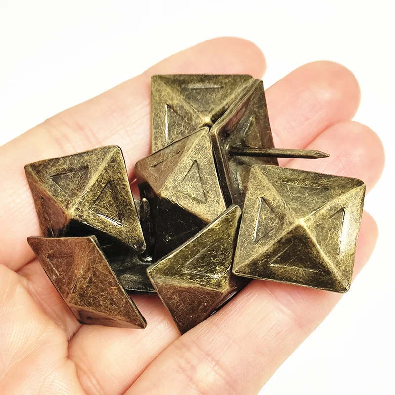 1/3/5pcs Decorative Nails Tacks Applied Jewelry Gift Box Table Pushpin Square Rivet Doornail Pushpin Doornail Hardware