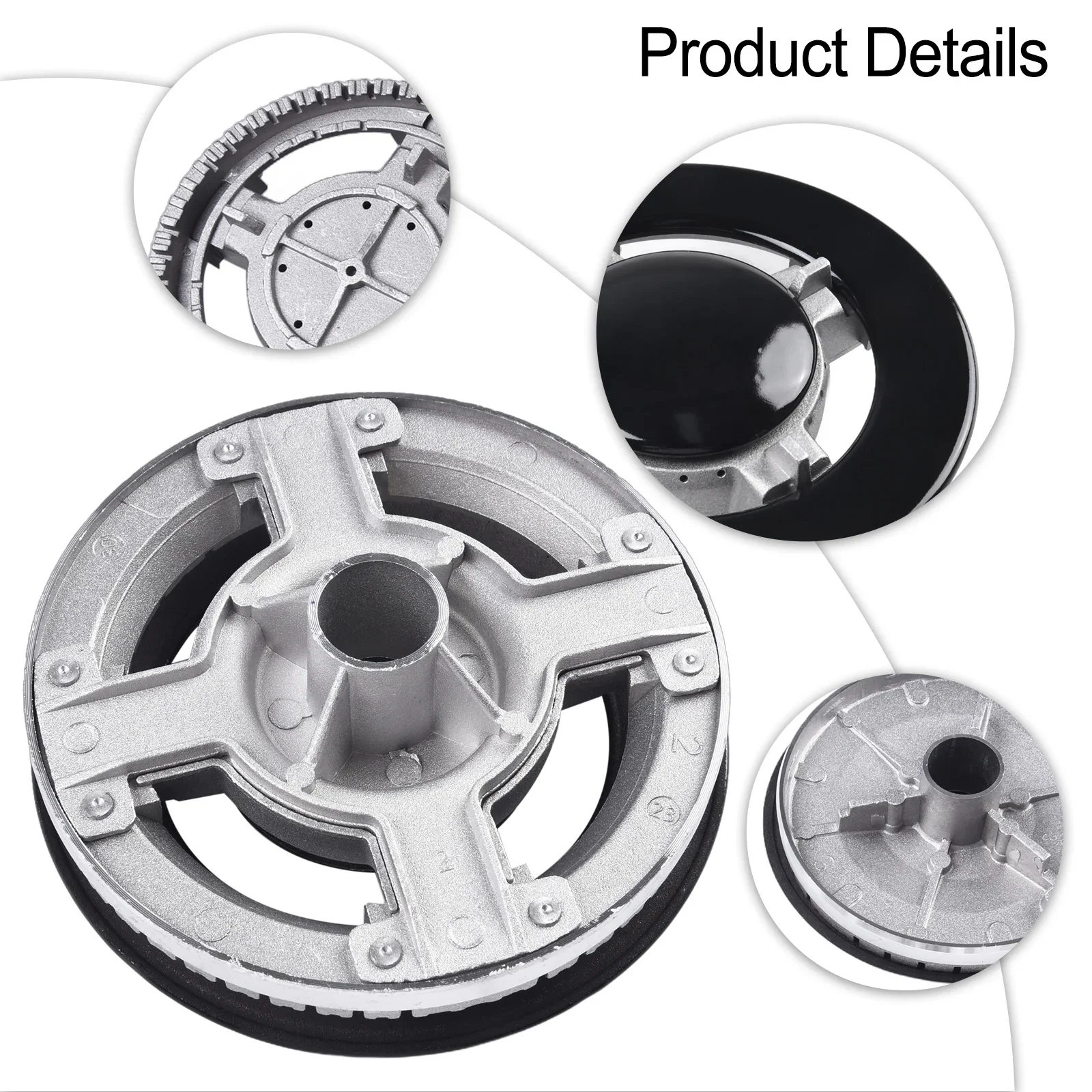 Upgrade Cooker Hat Set Oven Gas Hob For Kitchen For SABAF Stove Handles Lid Kit Iron Cover Flame Distributor Replacement Parts