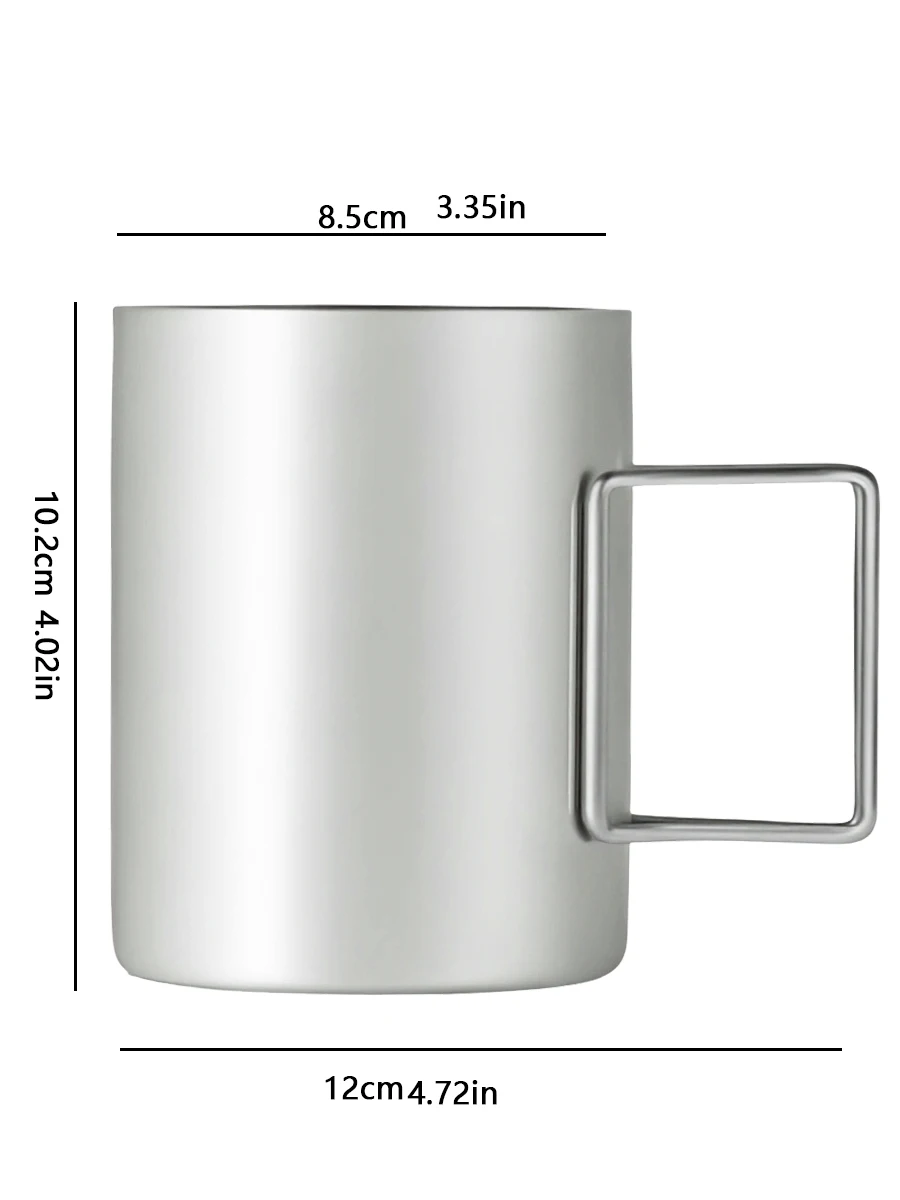 Description Picture 6 of itemStainless steel camping cup 304 foldable outdoor portable insulated and heat-resistant mug water cup