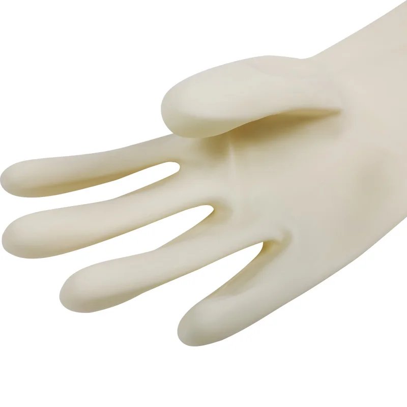 Durable Long Kitchen Clean Tools Waterproof For Washing Acid and Alkali Resistant Industrial Naturally Harmless Latex Gloves