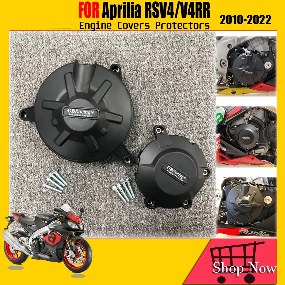 

Motocross Accessories Engine Cover Protection Set for gbracing for Aprilia RSV4 2010-2020 RSV4RR 2015-2022