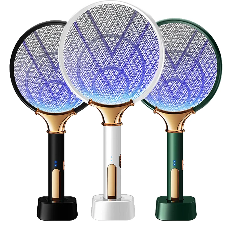 

Rechargeable Electric Mosquito racket Killer Electric fly swatter fryer flies Cordless Battery Power Bug Zapper Insects Racket