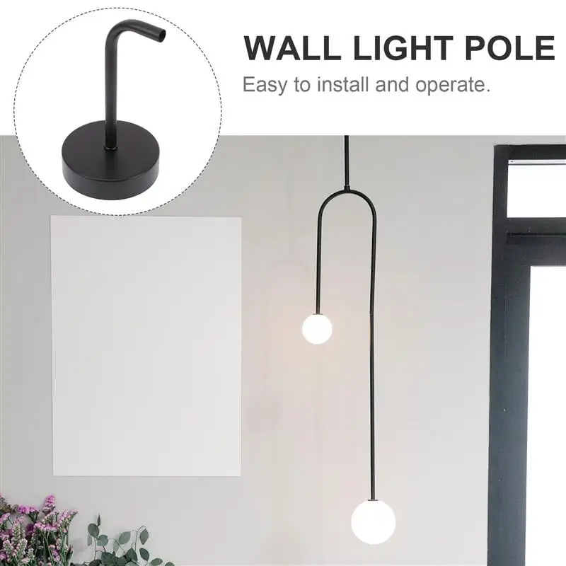 1 Set Wall Lamp Accessories Support Stand Bedroom Pole Sconce Lights Accessory Holder Metal Home Swing Arm Lamp