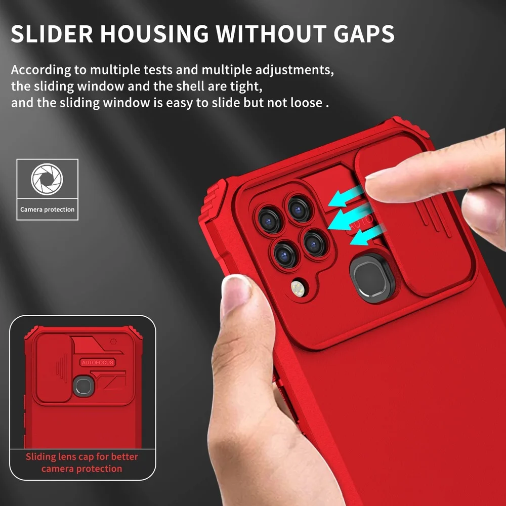 Durable Shockproof Slide Window Phone Case Cover