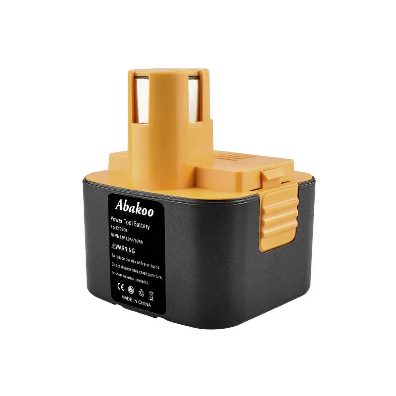 Ni-MH 12V rechargeable battery for Panasonic's original EY9200 EZ9200 EY9108 EY9201B EY3790B EY6100FQKW cordless drilling rig