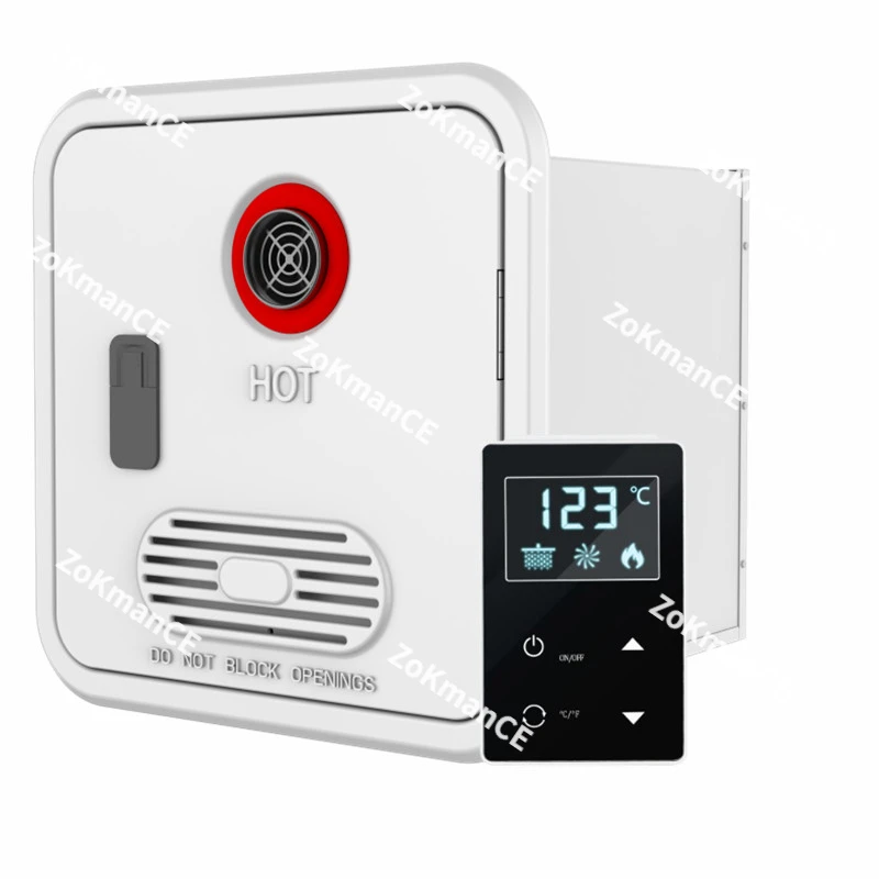 RV Tankless Water Heater Propane Upgraded 55K BTU RV On Demand Water Heater with Remote DC Instant Camper Hot Gas