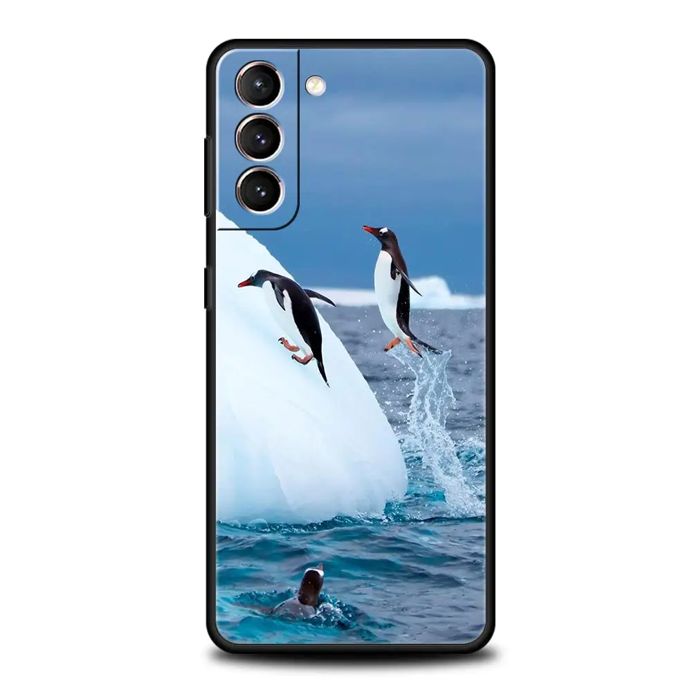 Penguin Arctic Soft Silicone Phone Case Cover