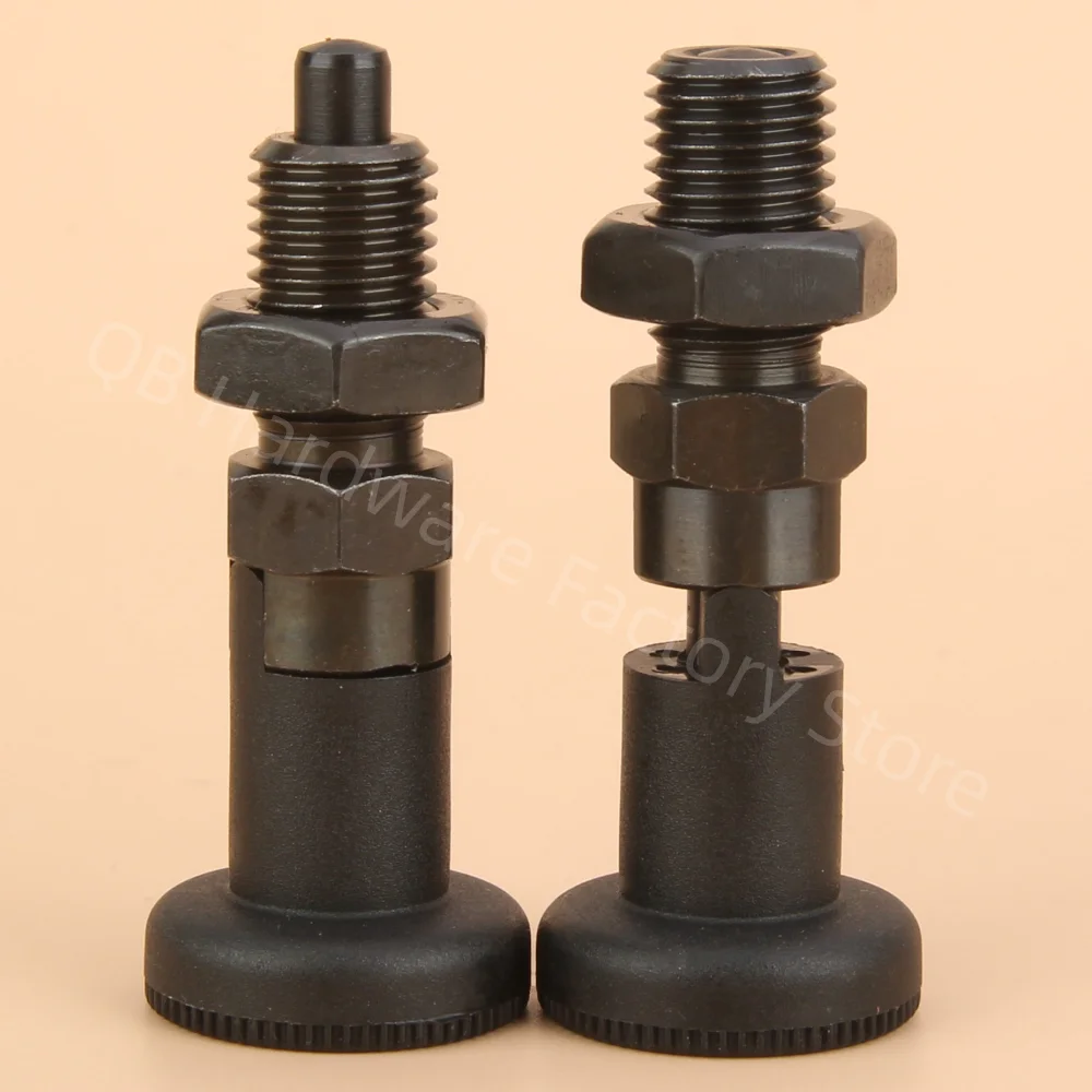 Return Type/ Rest Position Spring Loaded Pin Stainless/Carbon Steel Body Fine Thread Rapid Release Pin