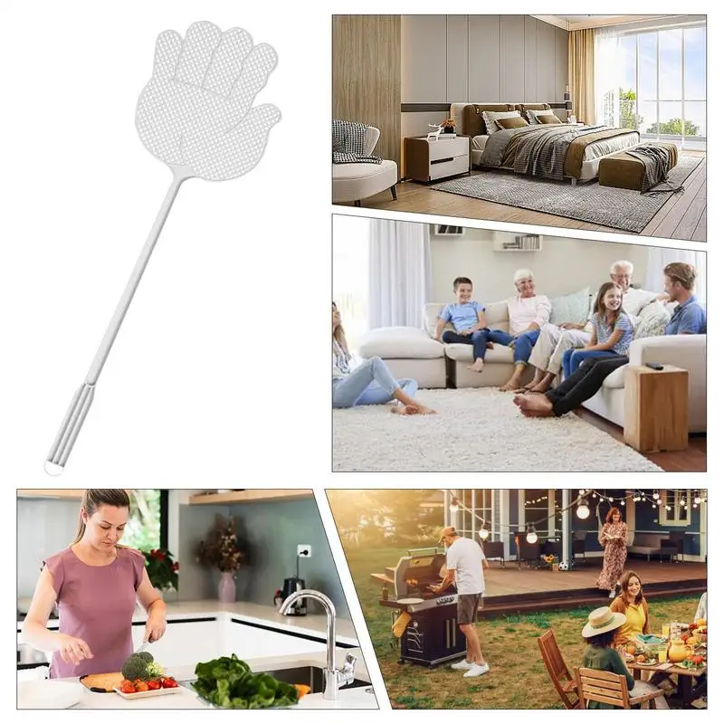 Fly Swatter Long Handle Control Tool Summer Plastic Mosquito Killer Tool Household Supplies