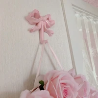 French Bow Clothes Hook Iron Door Porch Key Storage Hooks Home Living Room Decor Hooks Storage Appliances Wall Decoration 1