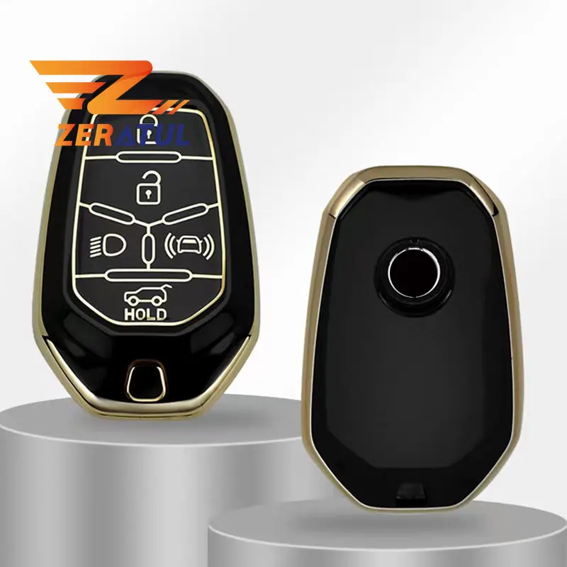 Per Ssang Yong 2020 G4 Rexton Ssangyong Soft Tpu Car Smart Key Case Remote Shell Fob Cover Accessori Portachiavi Auto