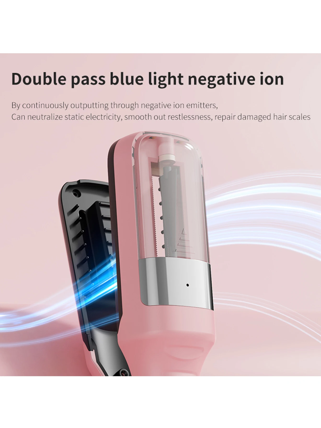 Portable Electric Hair Trimmer-Rechargeable Split Ends & Frizz Removal Device, Great for Damaged Hair Maintenance
