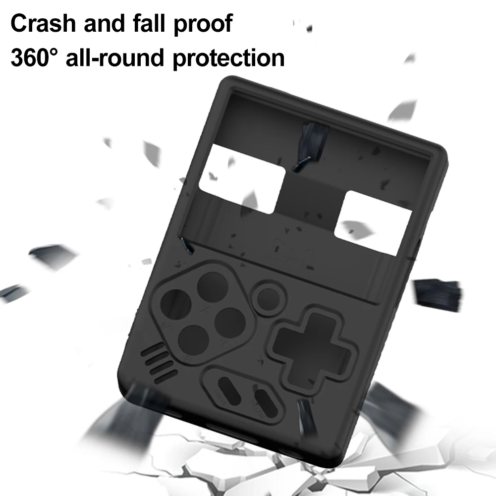 Silicone Protective Case with Lanyard for Mini Game Console