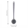 Double-Sided Silicone Back Scrubber Long Handle Long Handle Body Bath Brush Mud Back Scrubber Shower Massage Exfoliation Brush 4