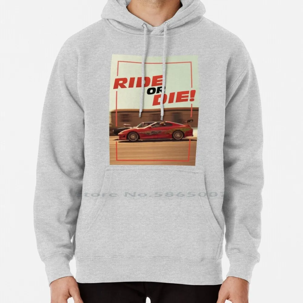 Ride Or Die! V5 Hoodie Sweater 6Xl Cotton 2Fast 2Furious The Fast And Furious Tokyo Drift Fast Five Fast And Furious 6 Furious