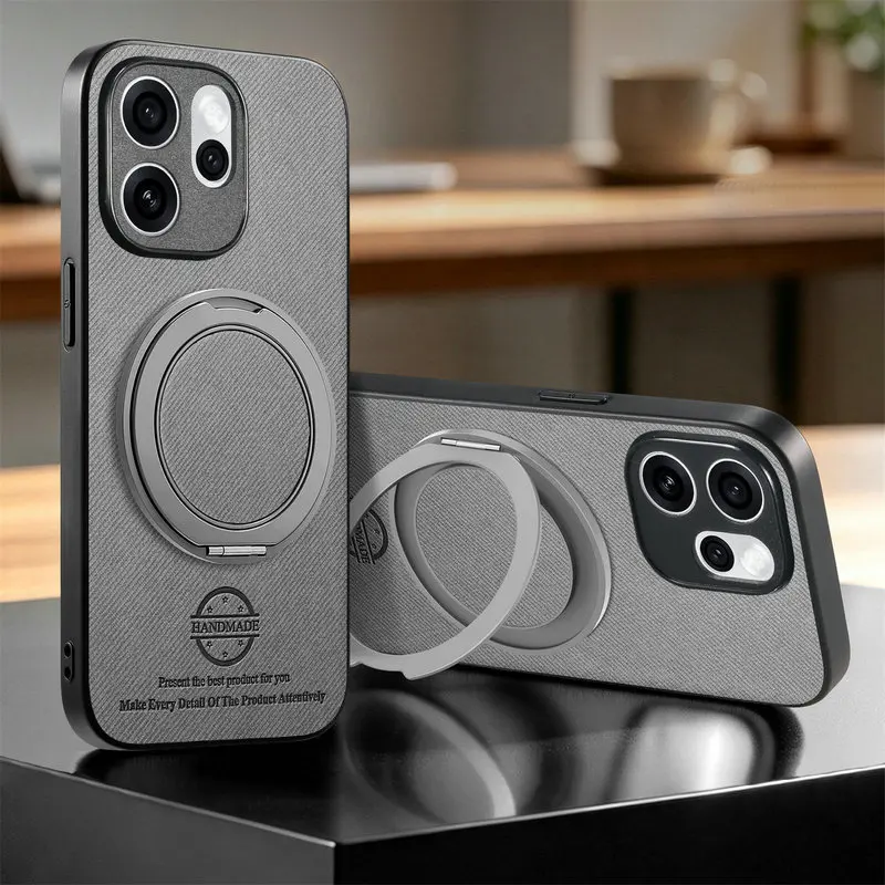 Premium Magnetic Ring Stand Luxury Case Cover