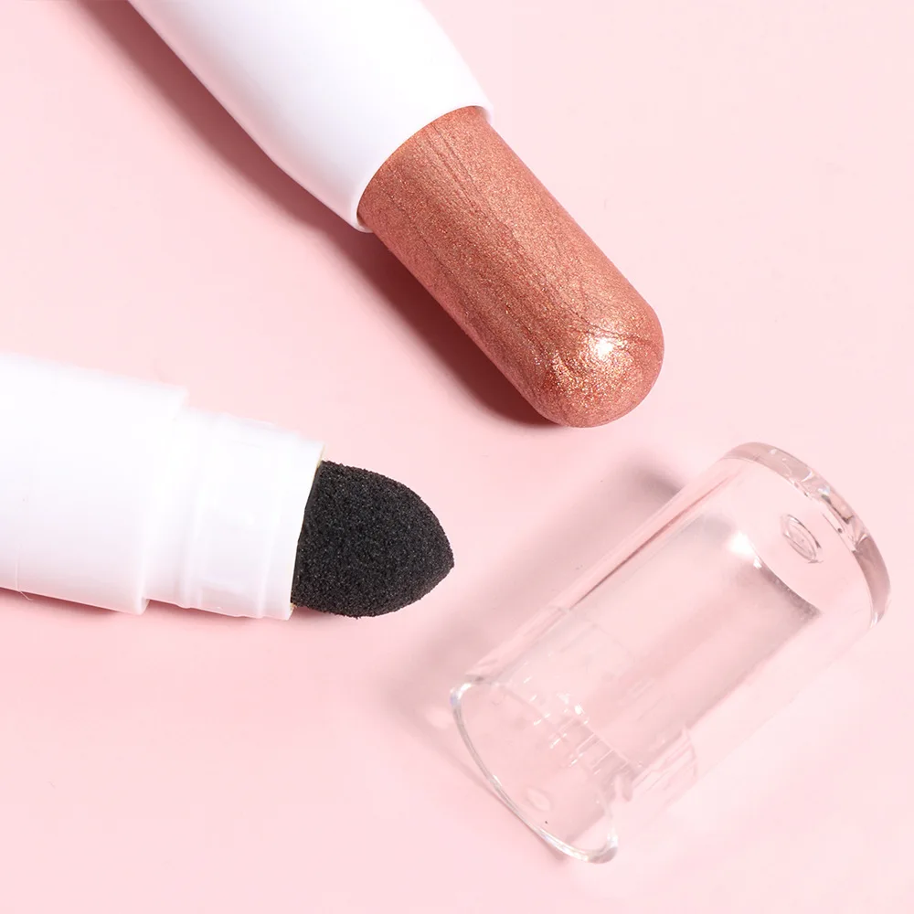 Eyeshadow Stick 12 Color Colorful Pearly Highlighter Swivel Waterproof