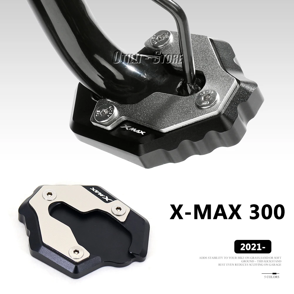 

New Motorcycle Foot Kickstand Enlarger Side Stand Pad For Yamaha X-MAX300 X-MAX XMAX 300 XMAX300 xmax300 2021 2022 2023