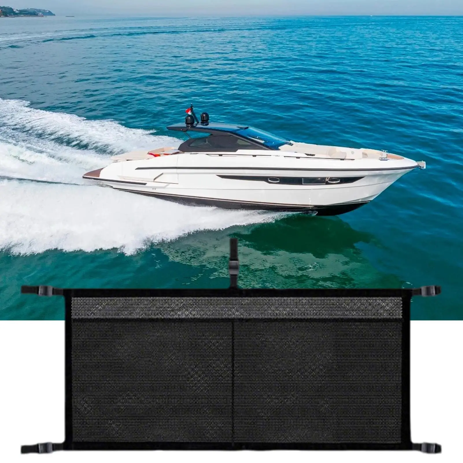 Life Vest Bag For Boat Boat Storage Leaning Post Net Camping Vehicles Organizer Survival Gear Holder For Flashlight Slippers