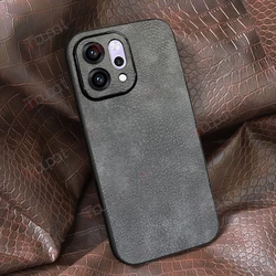 PU Leather Classical Retro Skin Feeling Case for OPPO Reno14 (GRAY)
