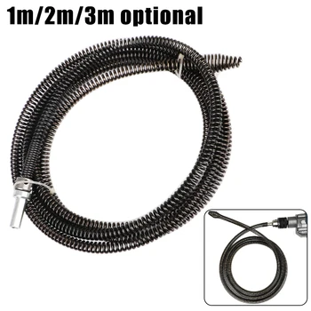 Bathroom Kitchen 1-3M Spring Pipe Sewer Unblocker Pipe Dredging Tool Sinks Basin Pipeline Clogged Remover Tools Drain Cleaner
