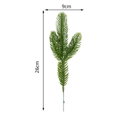 Artificial Pine Branches with Green Leaves for DIY Garland and Christmas Decor (Style - A)