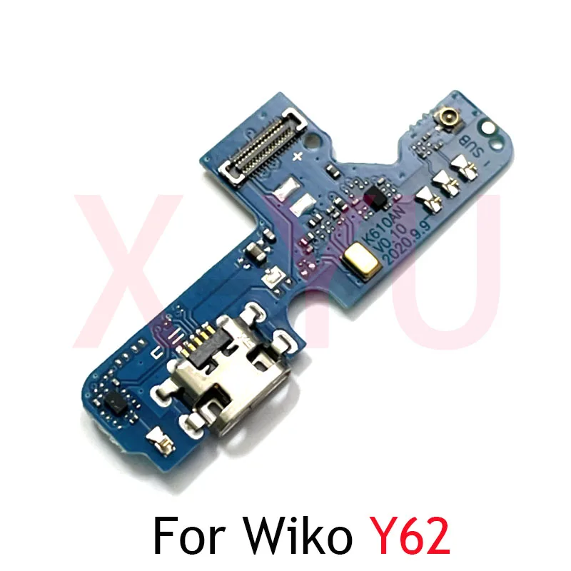

10 шт. для Wiko Y62 View 2 3 4 XL GO Prime Lite Max USB разъем для зарядного устройства док-станции штепсельная плата зарядный гибкий кабель