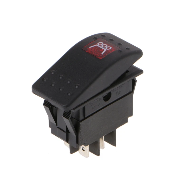 

4 Pin On/Off Power Button Toggle Sockets Control Panel LED Light for Car