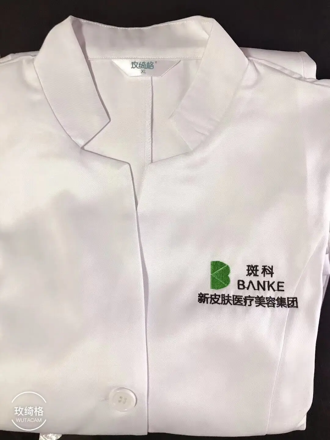 Autumn Women's Stand Collar Anti-wrinkle Long Sleeve Lab Uniform Dental Clinic Doctor's Outwear Slim Fit medical lab coat