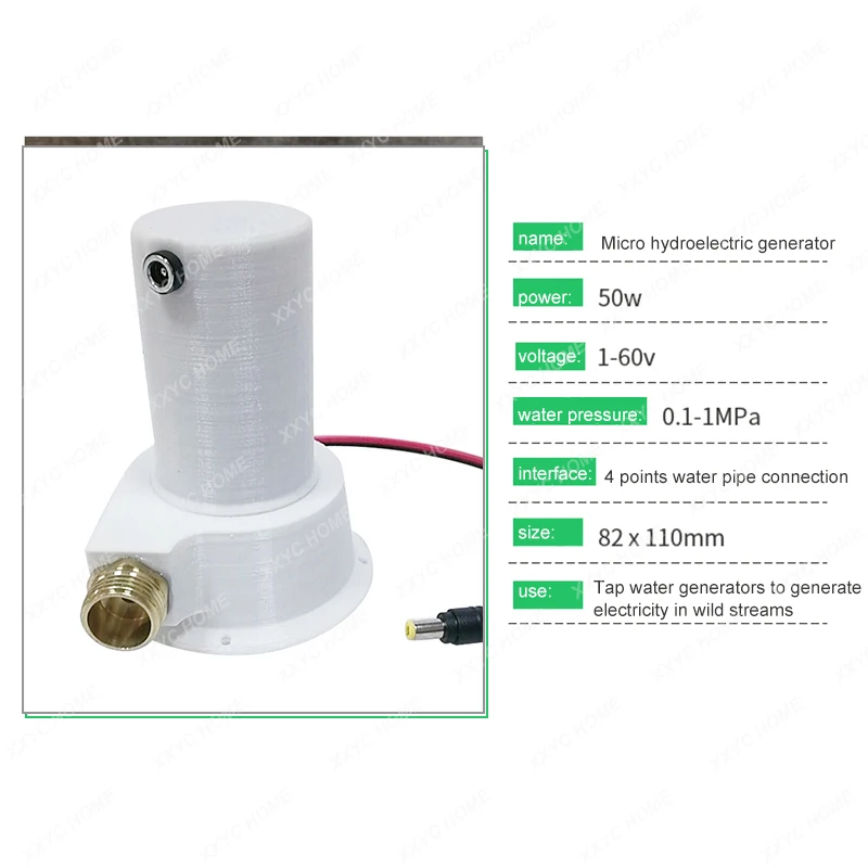 

Миниатюрный полевой гидрогенератор, маленький портативный Перманентный магнит, бесщеточная Бытовая турбина и Гидравлический генератор