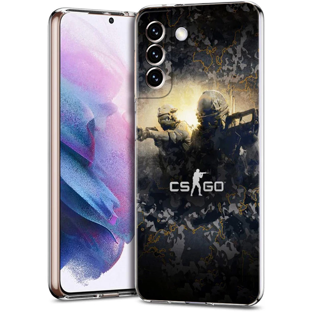 CS:GO Logo Transparent Shockproof Phone Case - Ultimate Protection with Style