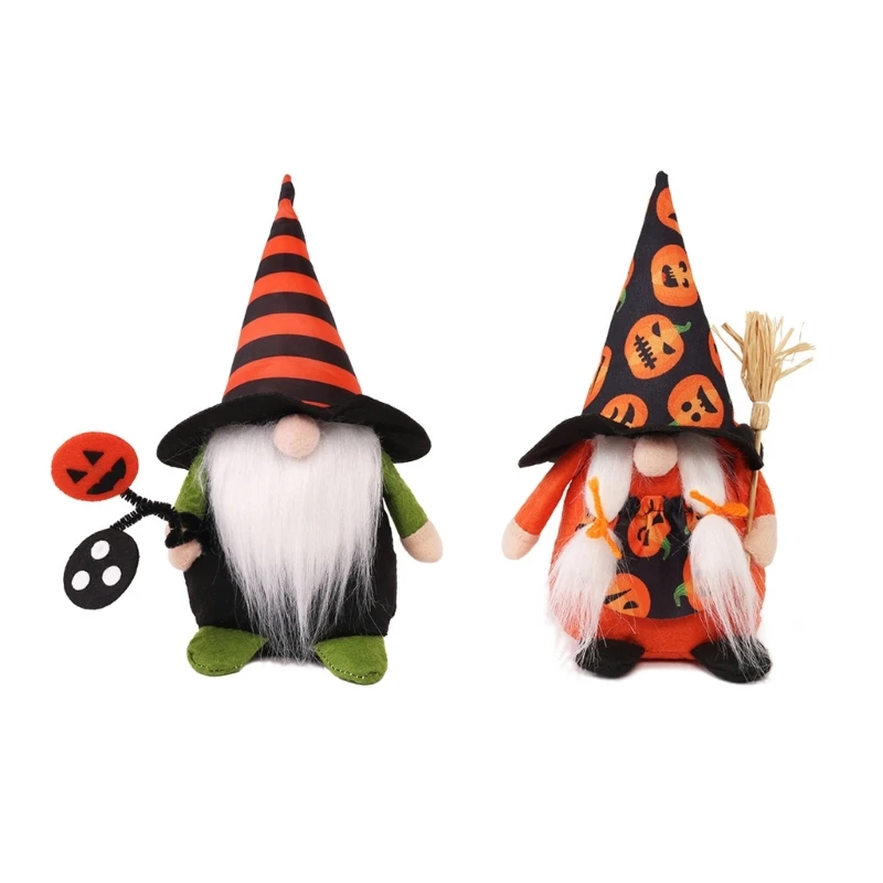 

H55E Faceless Small Gnomes Ornament Dwarf Halloween Holiday Decorations