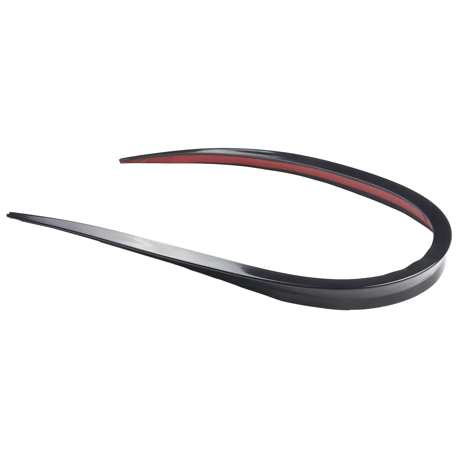 Spoiler Universale per Auto in ABS 1,2M Nero, Accessorio in Fibra di Carbonio, Spoiler Morbido per Tetto Posteriore, Alettone Posteriore, Finiture Adesive - immagine 4