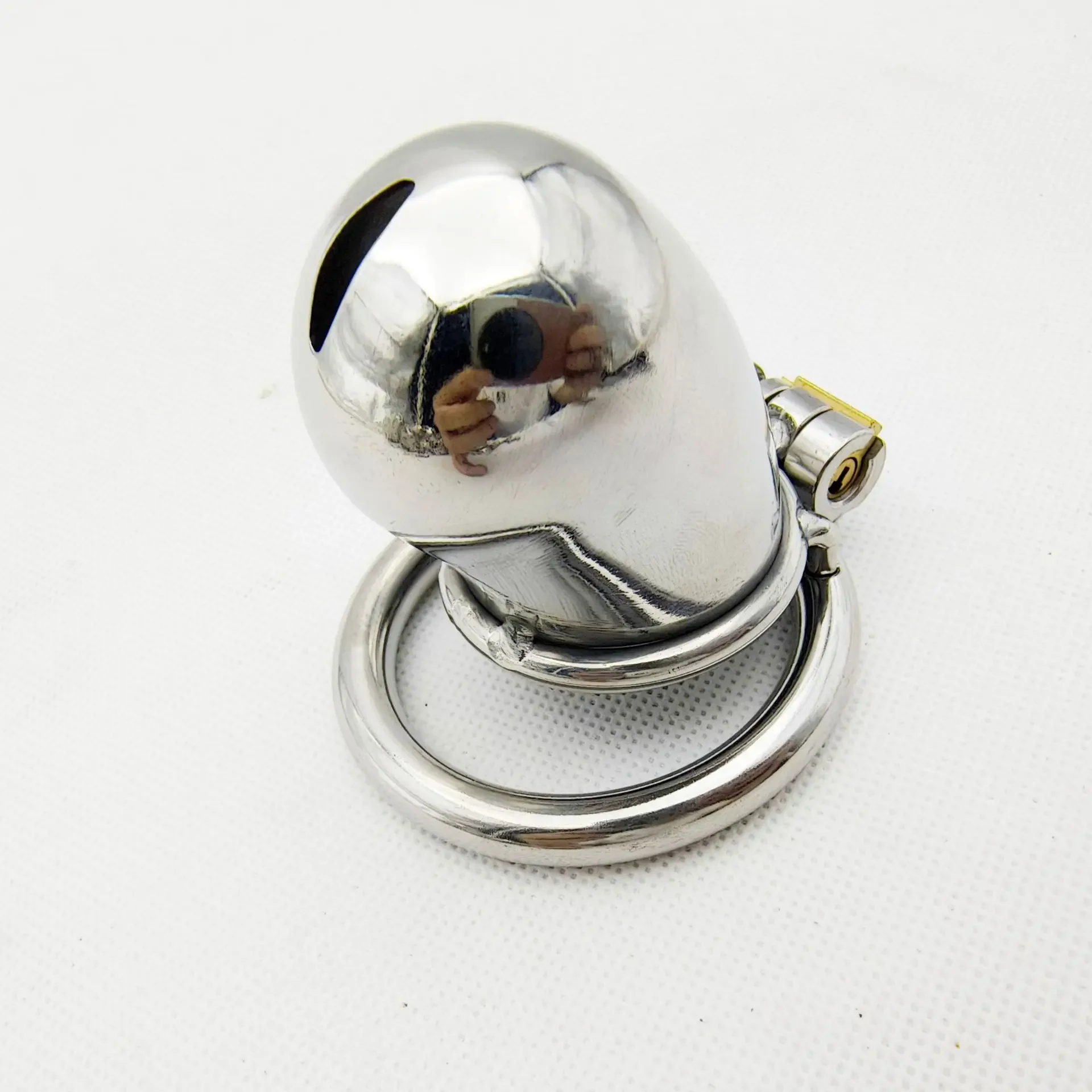 Men's Metal Chastity Cage Bdsm Anti-shedding Restraint Control Cock Ring Erotic Sex Toys for Gay Men penis chastity cage chastity lock sex toy penis cock ring male female sex toy