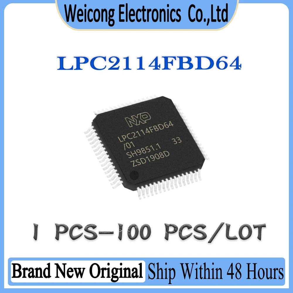 

LPC2114 LPC2114F LPC2114FB LPC2114FBD LPC2114FBD64 LPC IC MCU Chip LQFP-64