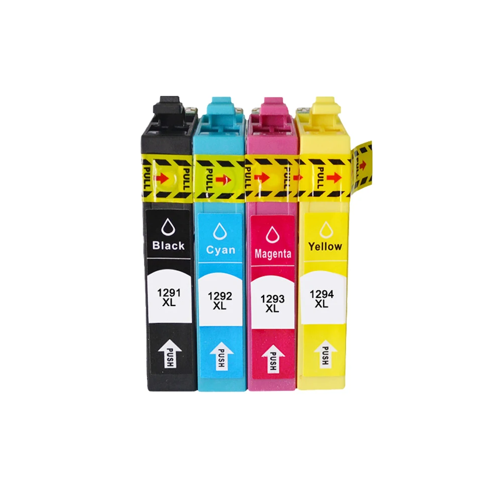 T1295 Multipack Ink Cartridges Replacement for T1291 T1292 T1293 T1294 Compatible for Epson SX435W SX235W WF-3520 WF-3540