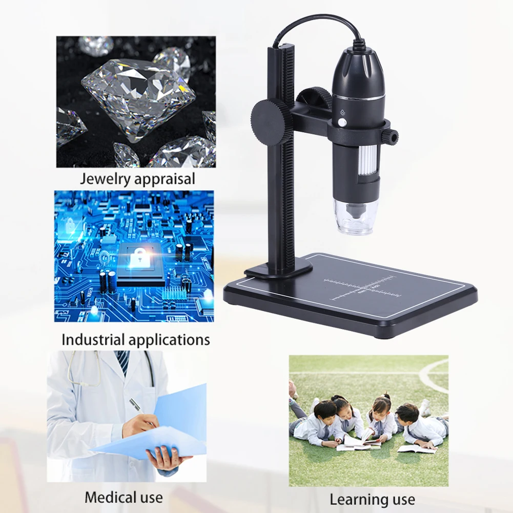 1pc microscope numérique Lcd Numérique Usb Microscope Microscope de la  pièce