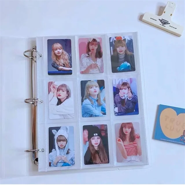 Nagy Kapacitású Kártyák Fotóalbumok Gyűjtő Könyvkötő Kpop Laza Levél Album Névkártya Gyűjtés Könyv Photocard Holder Card Book - Image 2