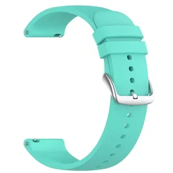 Silicone Sports Replacement Strap - 20/22mm Watch Band and Bracelet for 22mm Universal (Teal)
