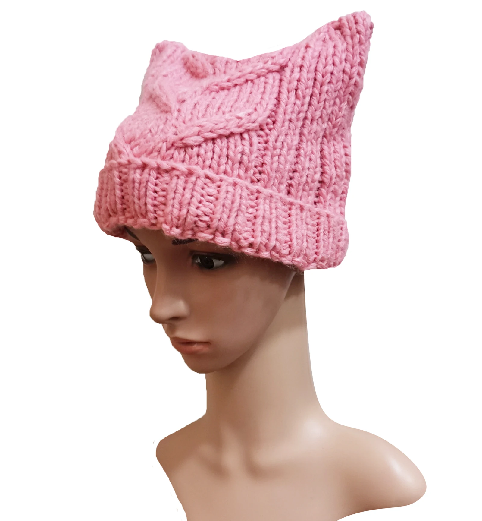 Cute Ears Pussy Cat Cap Women March Cat 