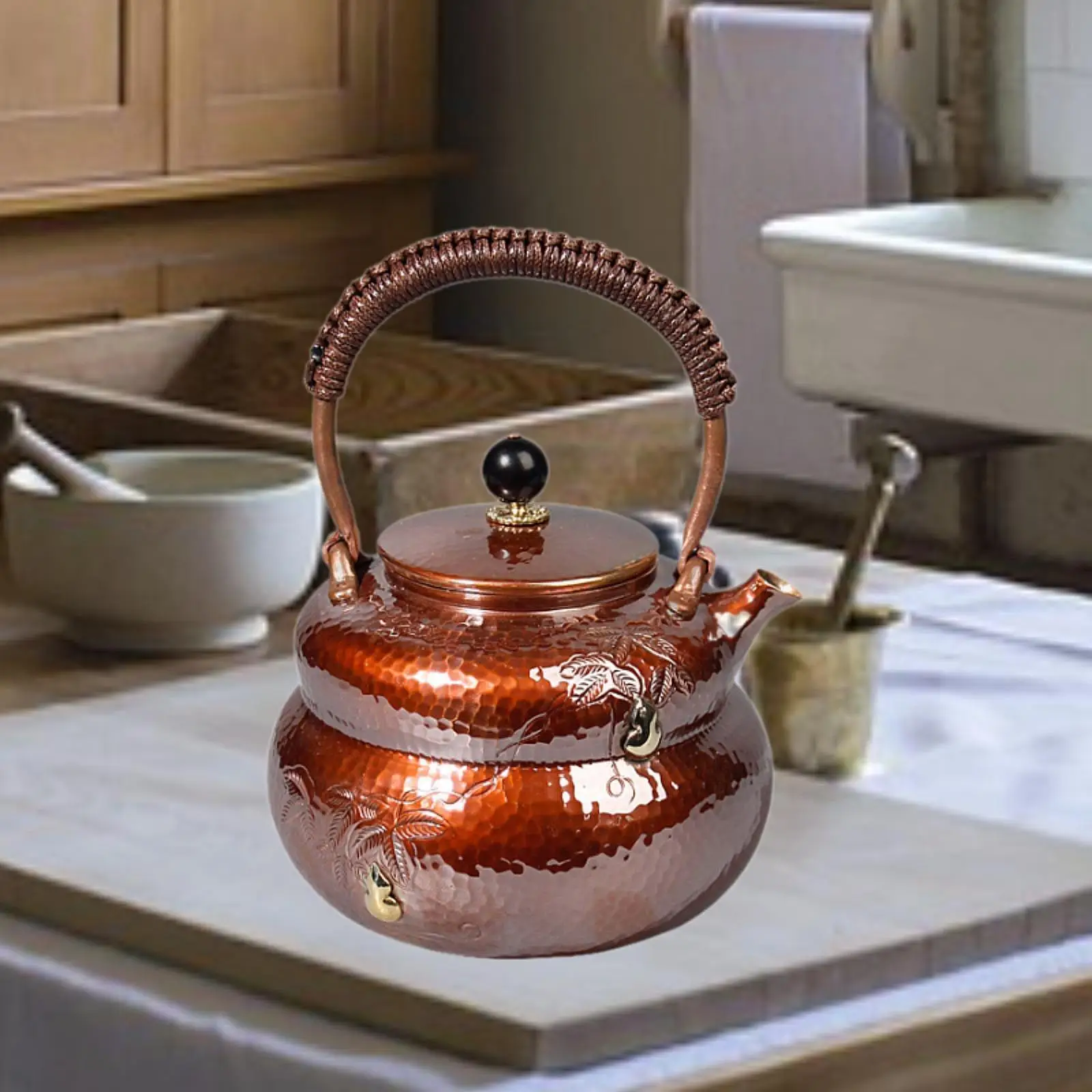 Copper Teapot Chinese Traditional Teapot Small Solid Copper Tea Pot Kettle
