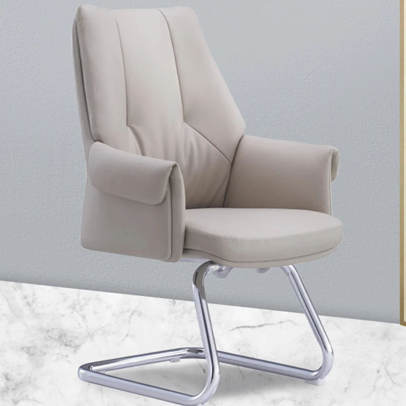 

Comfort Roller Office Chairs Bedroom Rotating Computer Raise Mechanism Grey Adjustable Chairs Glide Meubles Caster Furniture