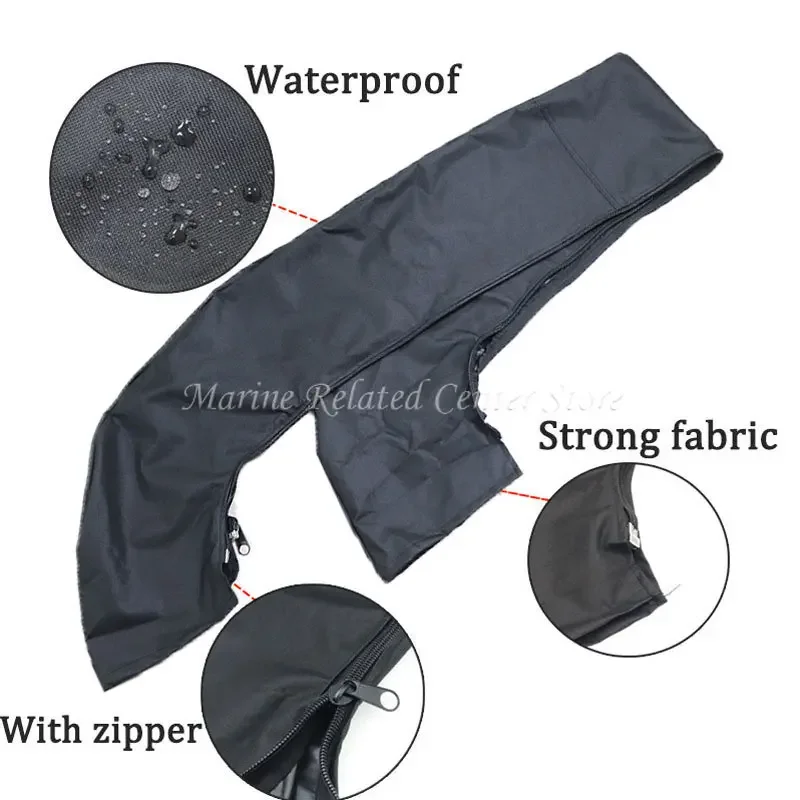 3 BOW Bimini Top Boot Cover 600D Waterproof Anti UV Boat Cover No Frame Marine Dustproof Boat Accessories